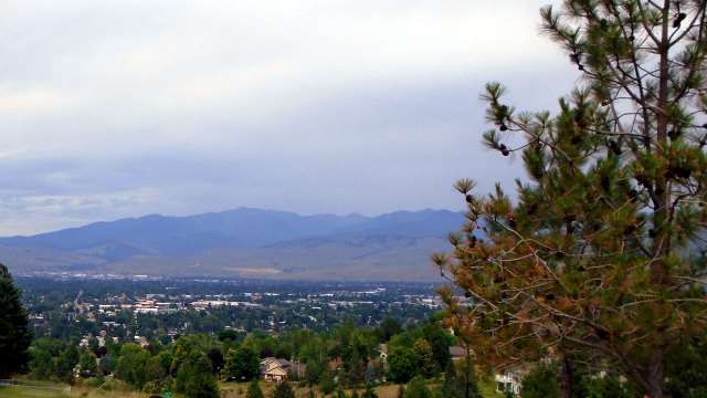 View of Missoula from Chief Charlo school