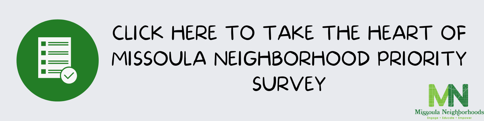 Heart of Missoula Survey