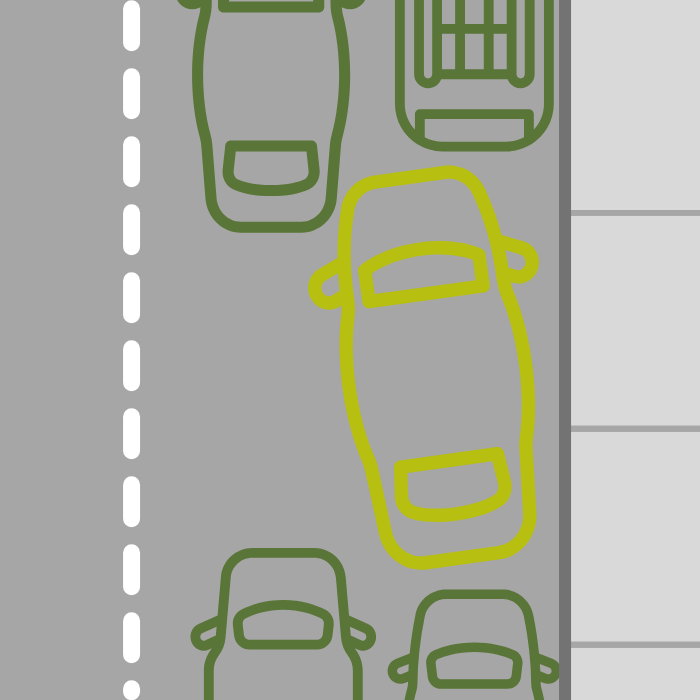 Obstructing Traffic Parallel