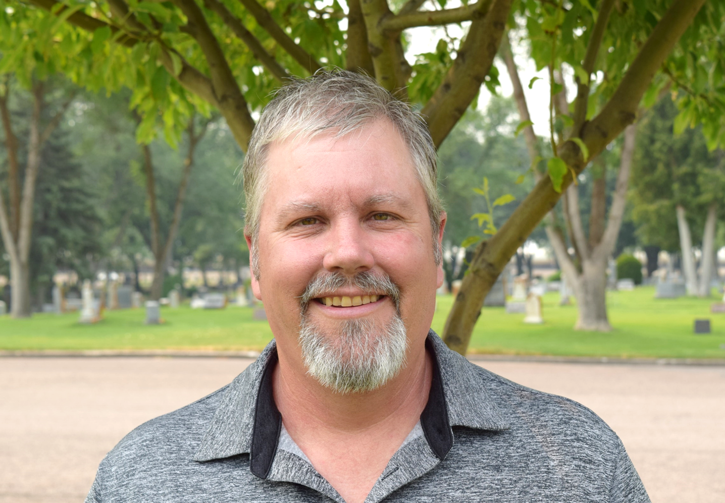 Cemetery Superintendent Brett Gilman